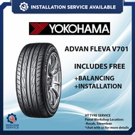 [Installation Available] YOKOHAMA ADVAN FLEVA V701 15 16 17 18 19 20 inch Tyre Tayar Tire (Free Inst