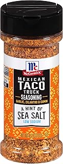 McCormick A Hint of Sea Salt Mexican Taco Truck Seasoning, 4.27 oz (Pack of 6)