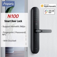 (Ready Stock)XiaoMi Mijia Aqara N100 Smart Door Lock 3D Fingerprint MIHome APPLE HOMEKIT Smart Home 