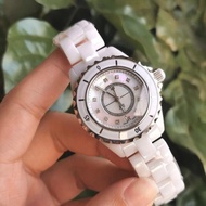 Xiaoxiang J12 Swiss Quartz Movement Women's Watch Korean Version Bezel Stainless Steel Ceramic Women