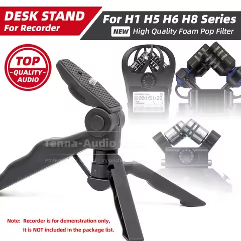 SnapVox Compatible With ZOOM H5 H6 STUDIO H1 H1N H1E Essential H8 H 1 5 6 8 Recorder Microphone Desk