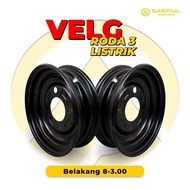 Electric Tricycle Front and Rear Rims Ring 8 3.00-8 3-Wheel Electric E-Bike Universal Original and T