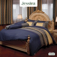 Jessica Cotton Silk Shine C1040 ชุดเครื่องนอน ผ้าปูที่นอน ผ้าห่มนวม เจสสิก้า พิมพ์ลายได้อย่างสวยงาม