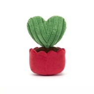Heart-shaped cactus leaf Plant Plush Doll Super Soft Short Stuffed Plush Toy