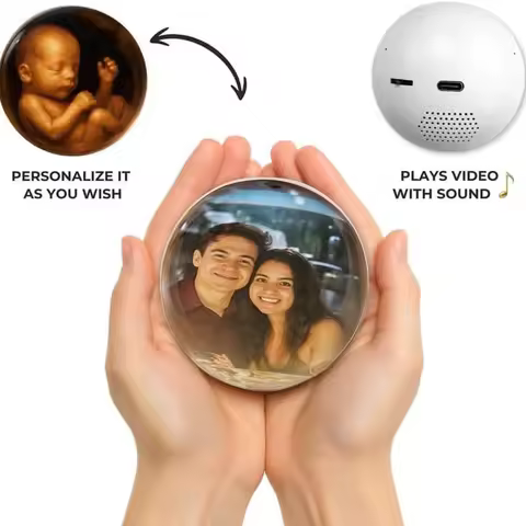 2.7In Screen Memory Sphere Lamp Long Lasting Crystal Ball Video Player Electronic Display Memory Cry