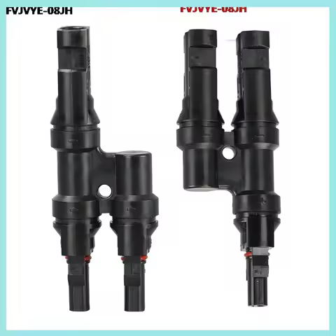 Premium Y/T-Type 30A 1000V Solar PV Connector Kit - IP67 MC4 Male/Female 3/4/5-Way Branch for 2.5-6m