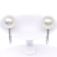 二手MIKIMOTO珍珠耳環，6.6 毫米，日本製造，925 銀，約 2.3 克。