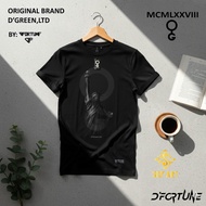 HIJAU Green t-shirt bandung distro t-shirt/ adult men's distro t-shirt/ with number 8 motif green li