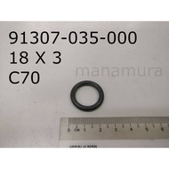 C70 Oil Gauge O-Ring 91307-035-000 Size: 18x3