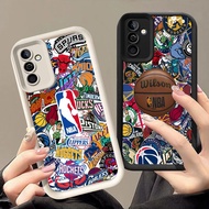 Case for Samsung S25 Ultra A24 A25 A34 A05S A35 A14 A15 A04s A16 A54 A26 A36 A56 5G Q-74 Basketball 