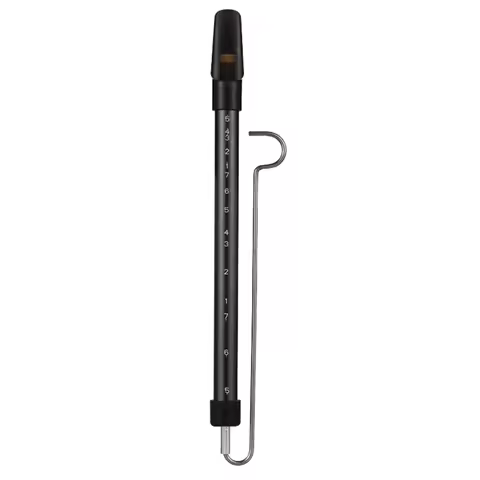 AB94-1 PCS Metal Slide Whistle Scale Sliding Flute With Steel Sliding Rod Easy To Use Metal Flute Fo