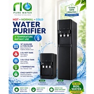 BIG TANK (HOT 4L & COLD 4L) Water Dispenser | Hot Cold Normal | Alkaline Filter | Child Lock | 4L ta