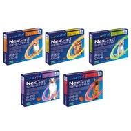 2021 expiry NexGard Spectra 3 Tablet Packs - Treats heartworm fleas and ticks in Dogs