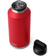 YETI Rambler 64 oz Bottle, Vacuum Insulated, Leakproof, Stainless Steel with Chug Cap, Rescue Red OK