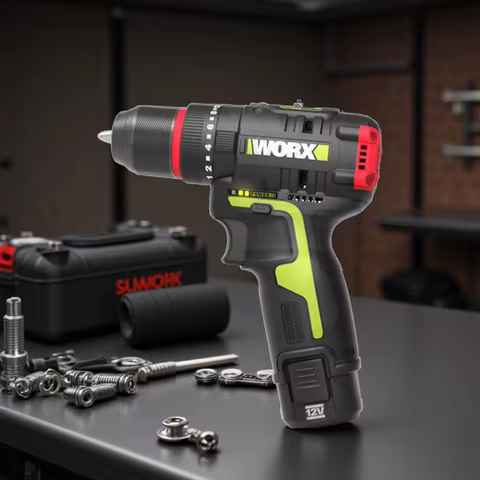 WORX WU131X New versions Cordless Impact Drill 40Nm 27000bpm 1800rpm Brushless Motor Rechargerable B