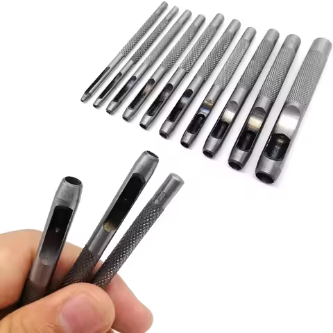 High Quality Steel 1mm 2mm 3mm 4mm 5mm 6mm 8mm to 20mm Round Hole Punch Tool Hollow Cutter for Leath