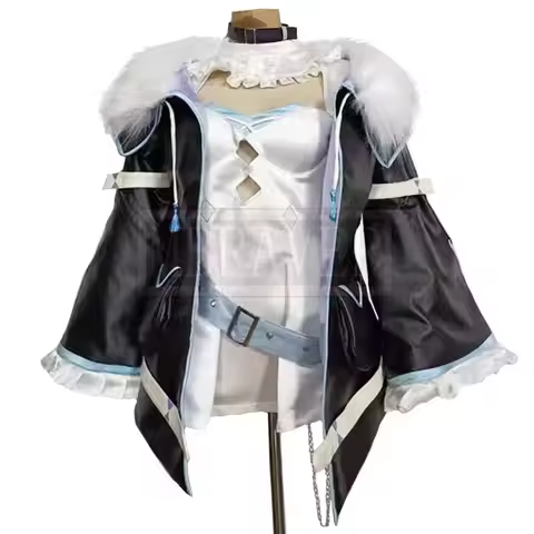 Vtuber Hololive Abyssgard Fuwawa Mococo Cosplay Costume Party Christmas Halloween Custom Made Any Si