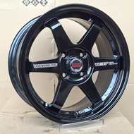 TE37SL 15” 16” 17” 4H100 / 4H114.3 / 5H114.3 ET40/ET38 THAILAND SPEC GLOSSY BLACK, MATTE BLACK, DARK