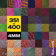 TENDA PARACORD ROPE 4MM 7 STRAND PARACHUTE CORD TENT ROPE PARACORD BRACELET MATERIAL 351 400
