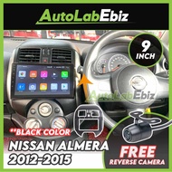 [🎁FOC Camera] Nissan ALMERA 2012-2015 Casing 9" inch with Android Player registered MCMC