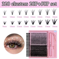 Clusters Eyelash False Eyelashes Eyelash Book Set Lashes Extension Glue Eyelash Extension M6