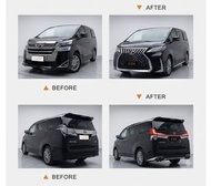 Toyota Vellfire包圍套件｜LM｜蒙羅麗莎｜包圍升級｜貼膜轉色