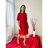 Maternel (Clearance Sale) Dress Imlek Busui Premium - Sophia Lace