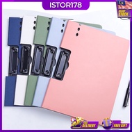 ISTOR😺 A4 CLIPBOARD PAPER FILE HARD COVER WATERPROOF A4 DOCUMENT FOLDER FAIL PAPAN KERTAS 文件夹 READY 
