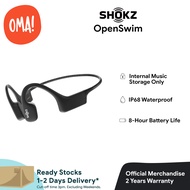 SHOKZ OpenSwim | Bone Conduction Open-Ear MP3 Swimming Headphones | Formerly Aftershokz Xtrainerz