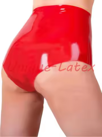 Latex Underwear High Waist Latex Panties