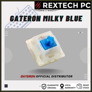 Gateron Milky Blue Mechanical Switches Switch for Mechanical or Gaming Keyboards - Clicky