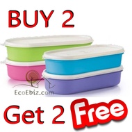 [BUY2 FREE2] TUPPERWARE Lunch Box Oval Keeper 450ml Stackable