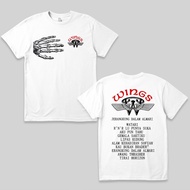 KARIMAKE Wings Tshirt for Man and Woman 100 Cotton Wings Baju Lelaki Street Style Oversized Casual C