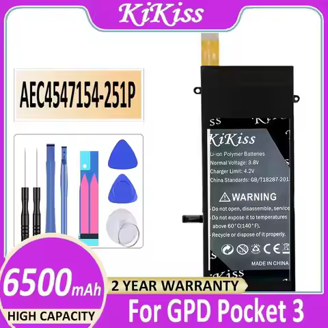 Durable Tablet Battery For Gpd Pocket 3 P3 6500mAh AEC4547154-251P