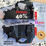 Cover Plastik Tutup Blok Mesin Beat fi Scoopy fi Vario 110 Led 19631-GGC-900 19621-K25-900 Original