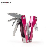 Genuine Swiss Technology Swiss+Tech Multi-Function Tool Pliers 8 in 1 Mini Pliers with Light EDC Poc