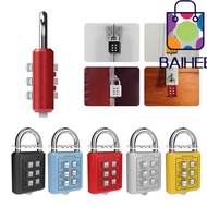 BAIHEE 6 Digit Button Password Lock Anti-theft Combination Lock Security Luggage Padlock