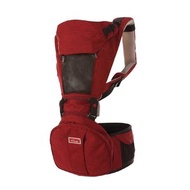 SINBII - Sinbii EZBAG 2.0嬰兒雙肩坐墊揹帶-紅 (附送咬咬巾)