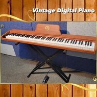 【啡木紋】電子琴  - 真實用家好評  Vintage style digital piano 包送貨+琴架+腳踏 一買即用唔洗出門 音質可媲美Roland， Yamaha，Korg ，Casio