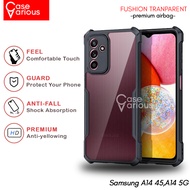 Samsung A14 4G, A14 5G Hard Case Fushion Casing Transparent