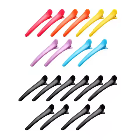 10Pcs Hairpins Hair Salon Section Clamps Washing Shower Barrette Salon Styling Hair Clips Basic Hair