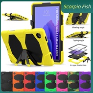 Samsung Galaxy Tab A7 10.4 T500 / Tab A8 10.5 X200 / Tab A 10.1 T510 / Tab S4 S5E 10.5 T720 T590 T830 Soft Silicone Hard Armor Rugged Stand Screen Protector Protection Tablet Case
