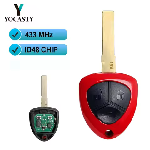 YOCASTY Remote Smart Car Key For Ferrari 458 Italia California 599 GTB Fiorano FF 2009-2014 3 Button