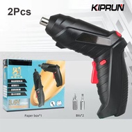 [Ready stock] KIPRUN Electrical Screwdriver 3.6V Portable USB Charging Cordless 1300mAh Rechargeable Hand Cordless Practical Drill Power Supplies Power Tools