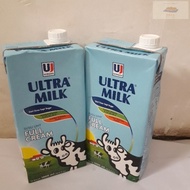 TM17 [TERMURAH] Susu UHT Ultra milk Full am Plain 1 Liter