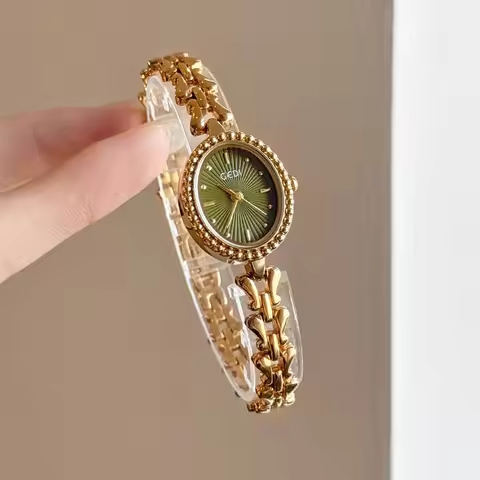 GEDI Ladies Watches Luxury Vintage Women Quartz Watch Waterproof Elegant Niche Wristwatches Fashion 