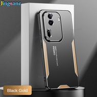 Jingsanc Phone Case For OPPO Reno 10 5G/10 Pro 5G/10 Pro Plus/10 Pro+ 5G/11 Pro 5G Aluminum Metal Ca
