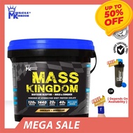 [ Local Ready Stocks ] Mass Kingdom (12lbs) 5.4kg Mass Gainer  Mass Gainer, Weight Gainer, Sizing, H