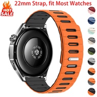 22mm Magnetic Silicone Strap Compatible for Garmin 265/255/965/970 for Redmi Watch 5 Active/5 Lite f