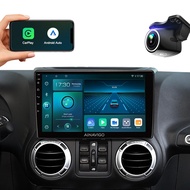 Qualcomm 8 Core 10.2'' Car Radio Stereo for Jeep Wrangler JK Compass Grand Cherokee Dodge with Andro